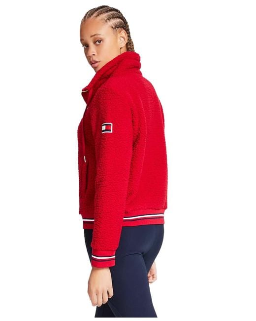 Tommy Hilfiger Red Casual Sportswear Jacket