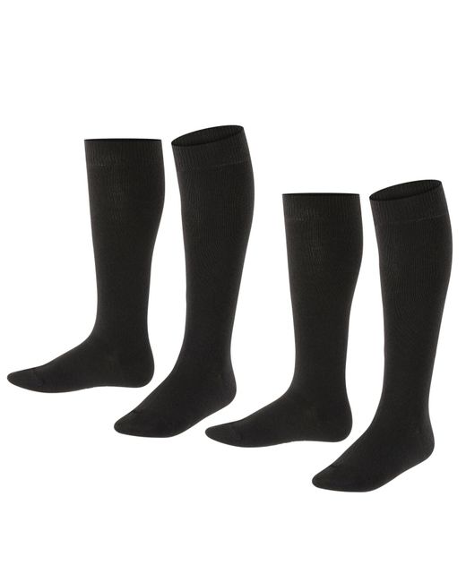 Foot Logo 2-Pack K KH coton unies lot de 2 paires Esprit en coloris Black
