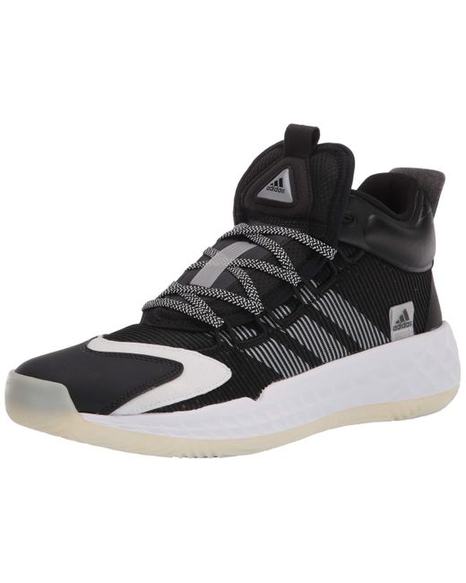 adidas Coll3ctiv3 2020 Mid Basketball Shoe in Black/White/Black (Black) - Save 21% - Lyst