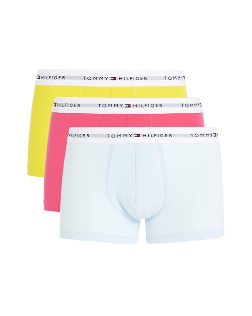 Boxer Lot de 3 Slip Sous-Vêtement Tommy Hilfiger pour homme en coloris White