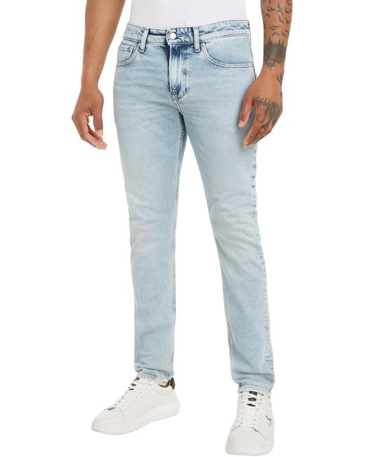 Calvin Klein Jeans Slim Tapered Fit in Blue für Herren