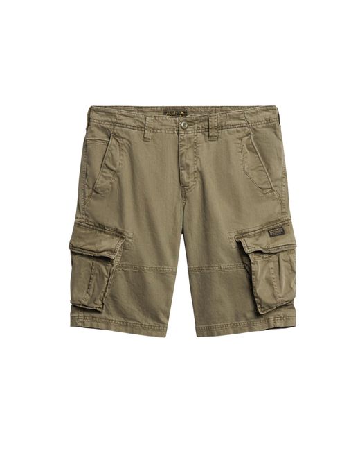 Superdry Green Core Cargo Shorts 34 for men