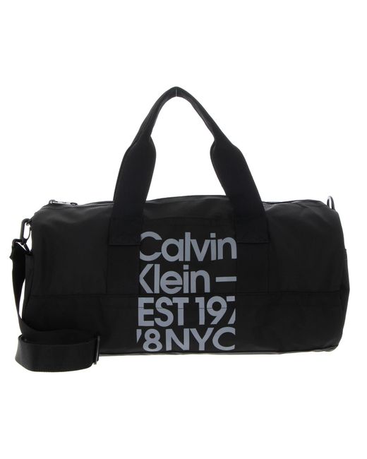 Calvin Klein S Sports Essential Duffle Holdall Bags And Wallets Black One Size for men