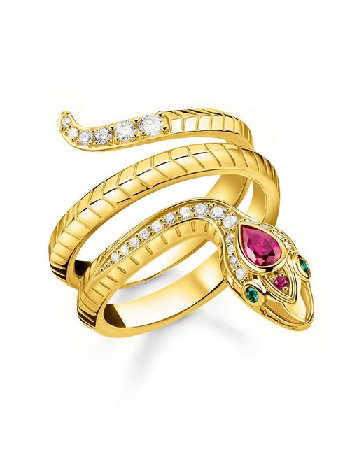 Thomas Sabo Metallic Ring Snake 54