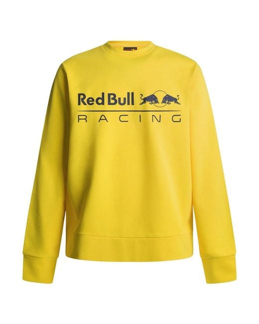 Red Bull Racing X RBR Team Logo Crew Maglia di Tuta di Pepe Jeans in Yellow da Uomo