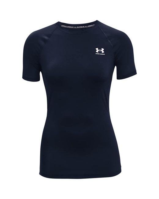 HeatGear Compression Short-Sleeve T-Shirt di Under Armour in Blue