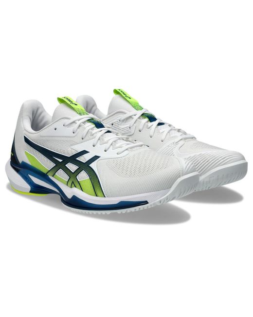 Asics S Speed Ff 3 Tennis Shoes White/mako Blue 8 for men