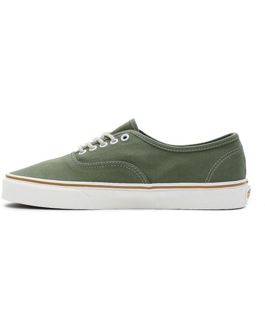 Vans Black Authentic Embroidered Check Schuh 2024 Loden Green