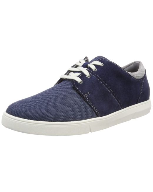 Clarks Suede Landry Edge in Blue for Men - Save 19% | Lyst UK