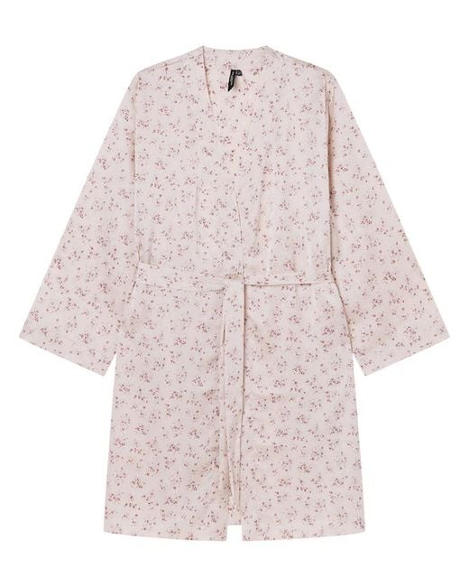 Women'secret Midi-badjas in het Pink