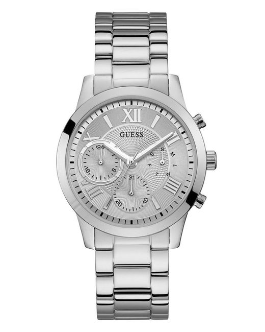 Stainless Steel Casual Watch di Guess in Gray