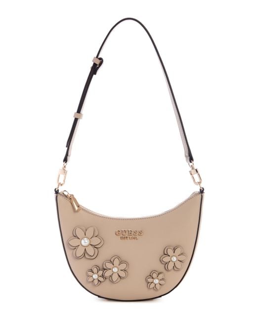 Guess Multicolor Zaria Mini Top Zip Shoulder Bag