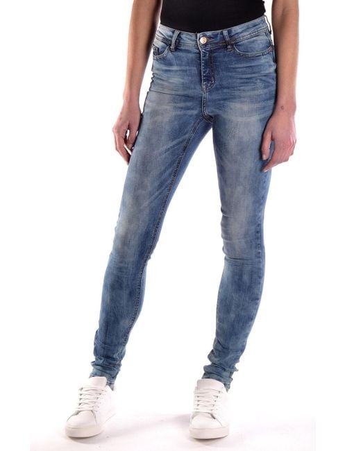 Vero Moda Blue Skinny Jeanshose Vmseven NM SUPER Slim Jeans GU969 NOOS