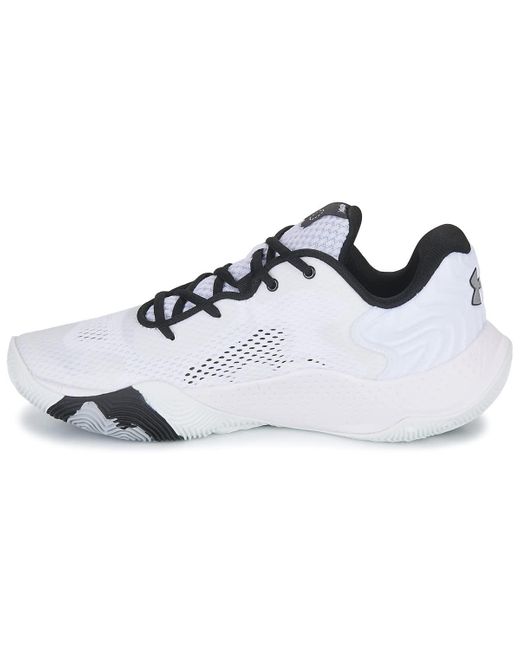 Chaussures de Basket e UA Spawn 4 Under Armour en coloris White