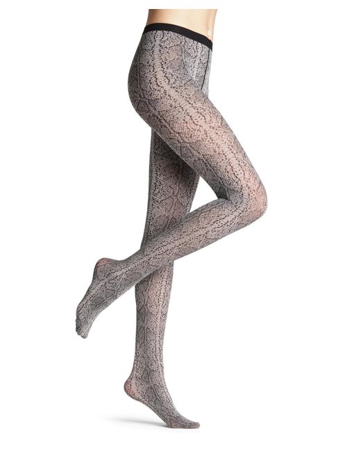 FALKE Pure Matt 50 DEN dames Capri, grijs (pearl grey
