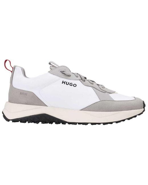 HUGO White Kane Runners Trainers for men