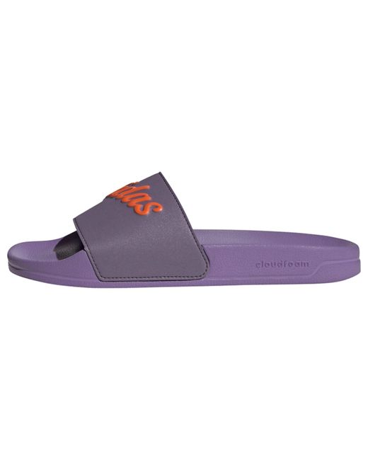 Adidas Purple Adilette Shower Slides