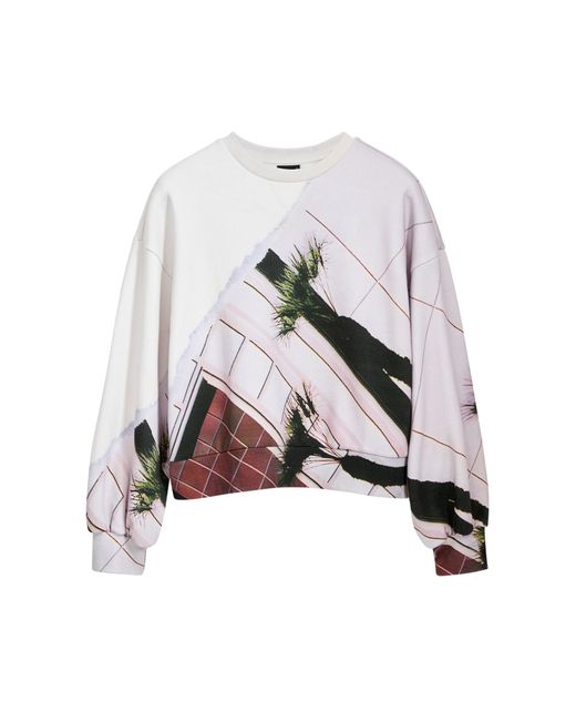 Sweat_Patch Desigual de color White