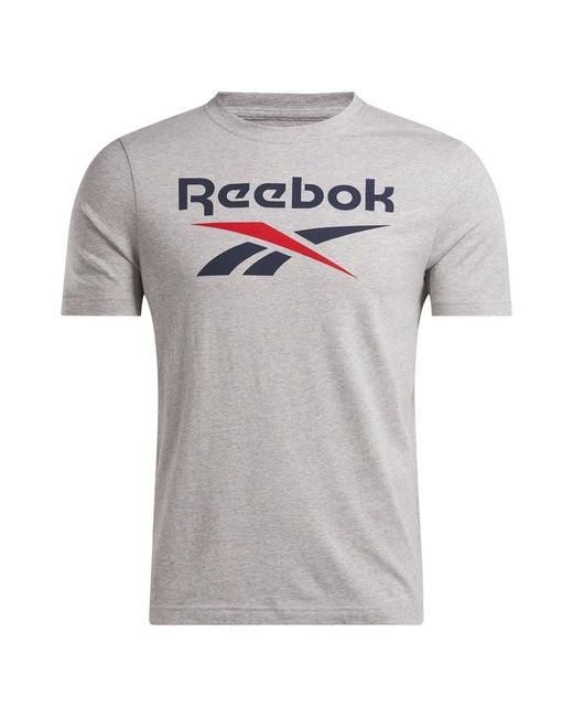Identity Big Logo tee Reebok de hombre de color Gray
