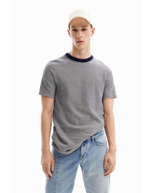 TS_eril T-Shirt Desigual pour homme en coloris Gray