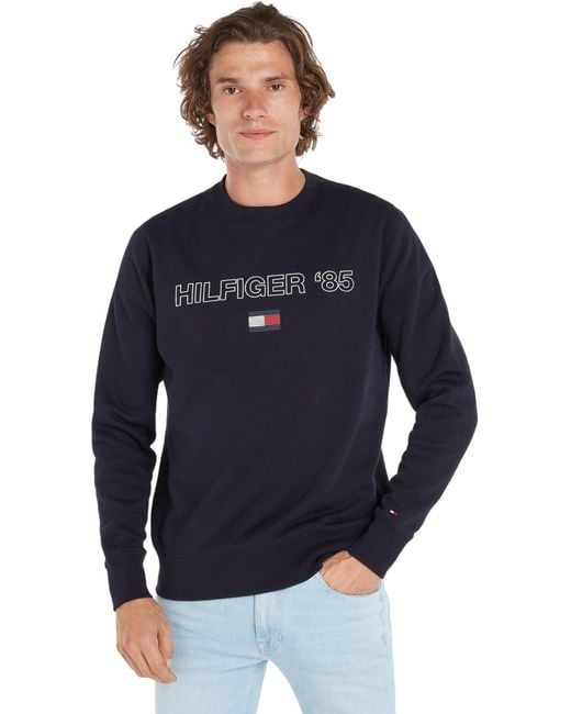 Sudadera Sin Capucha Hombre Marca Marca Tommy Sudaderas Sin