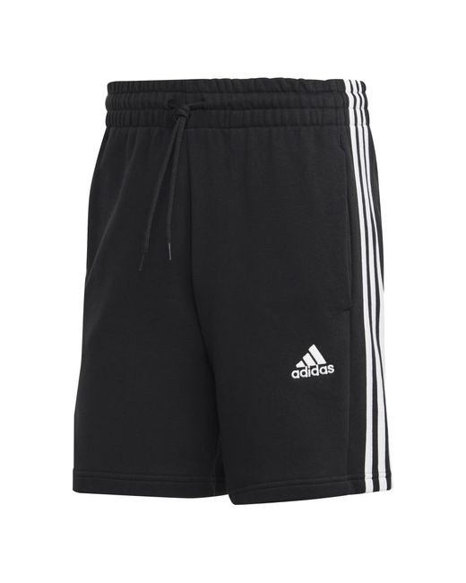 Adidas Black 3 Stripes Shorts
