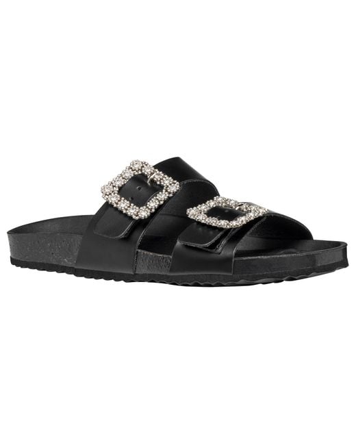 Geox Black D BRIONIA R A Flat Sandal