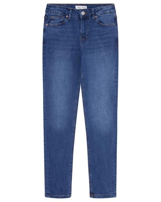 Jeans Slim Cropped Springfield de color Blue