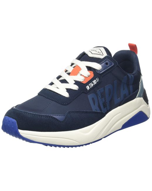 Replay Tennet Tint 2 Sneaker in Blue for Men | Lyst UK