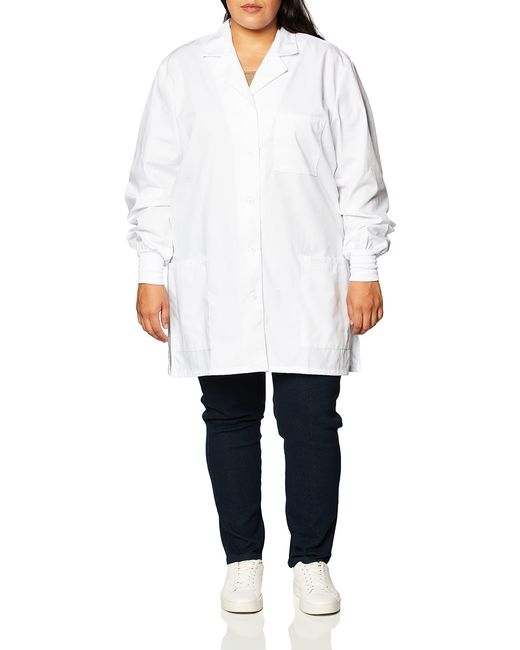 Dickies Cherokee Scrubs 32" Cuffed Sleeve Lab Coat in White Lyst