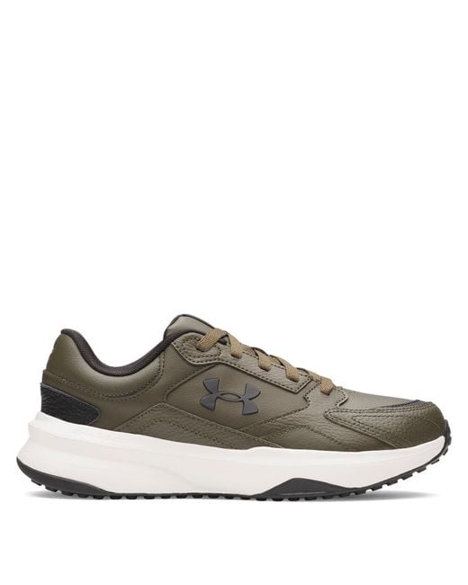 Under Armour Edge Leder Sportschuhe für Indoor und Outdoor in Brown für Herren