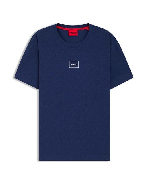 HUGO Laze T-Shirt 10261152 01 in Blue für Herren