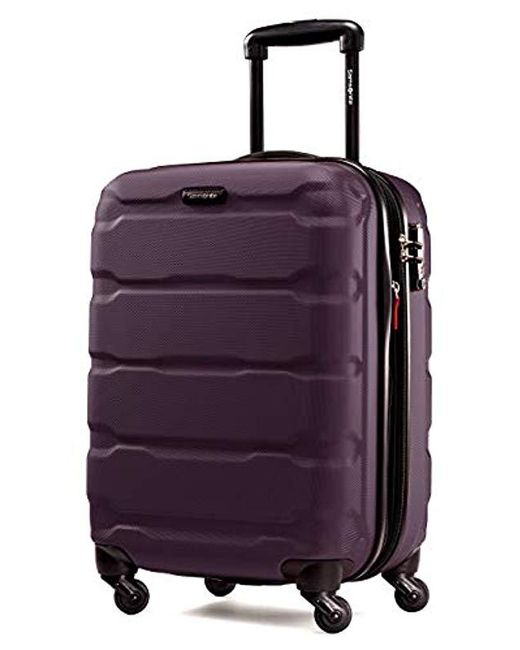 Samsonite Purple Omni Pc Hardside Expandable Luggage With Spinner Wheels