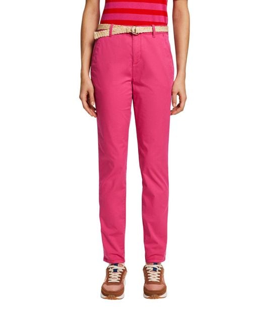 014ee1b328 Pantalón Esprit de color Pink