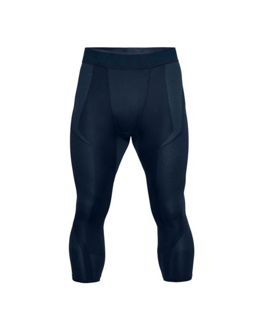 Under Armour Blue Threadborne Seamless Tight Cropped Leggings 1306391 408 Nylon for men