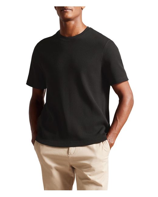 Ted Baker Black Frute Short Sleeve T-shirt for men