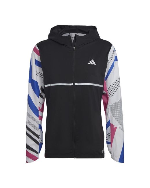 Adidas Black Own The Run Seasonal Jacket for men