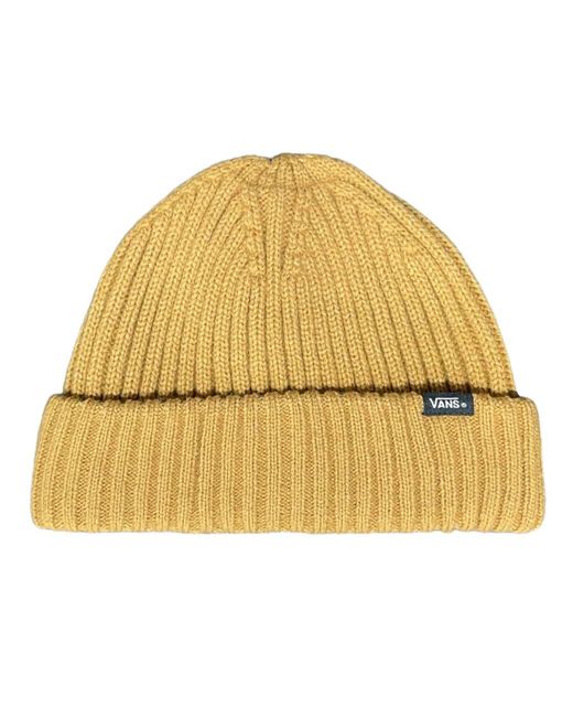 Berretto con risvolto Shallow beige - unica, beige di Vans in Yellow da Uomo
