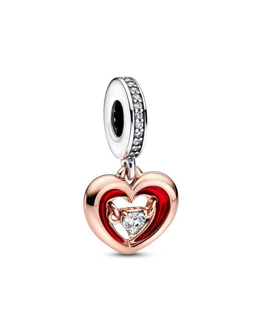 Moments 782450C01 Pendentif en forme de coeur Pandora en coloris Metallic