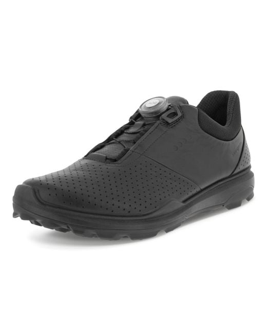 Ecco Leather Biom Hybrid 3 Boa Hydromax Water Resistant Golf Shoe in ...