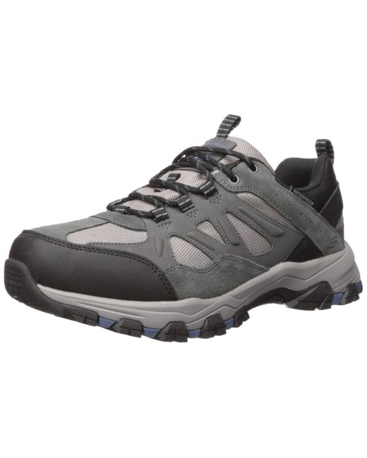 Skechers Selmen-enago Trail Oxford Hiking Shoe in Grey (Gray) for Men ...