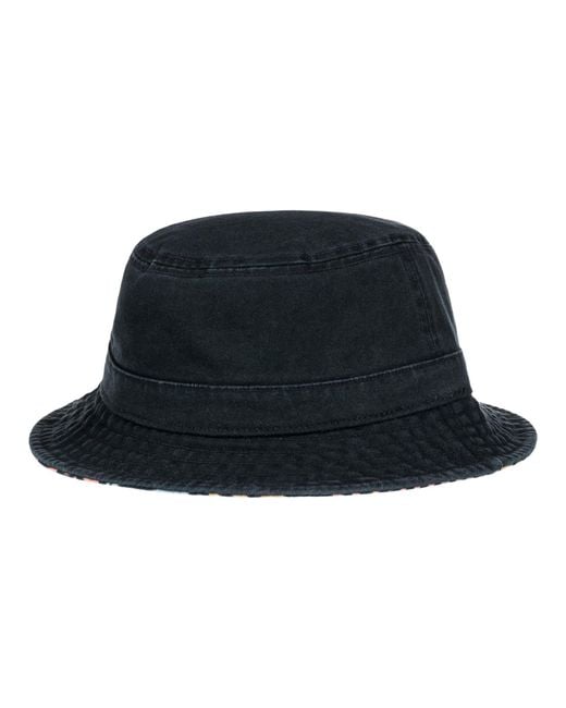 Billabong Black Mens Sundays Reversible Summer Bucket Hat - Multi for men