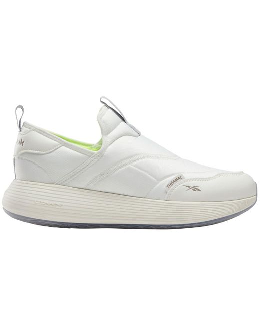 Reebok White DMX Comfort + Slip on Winter Sneaker