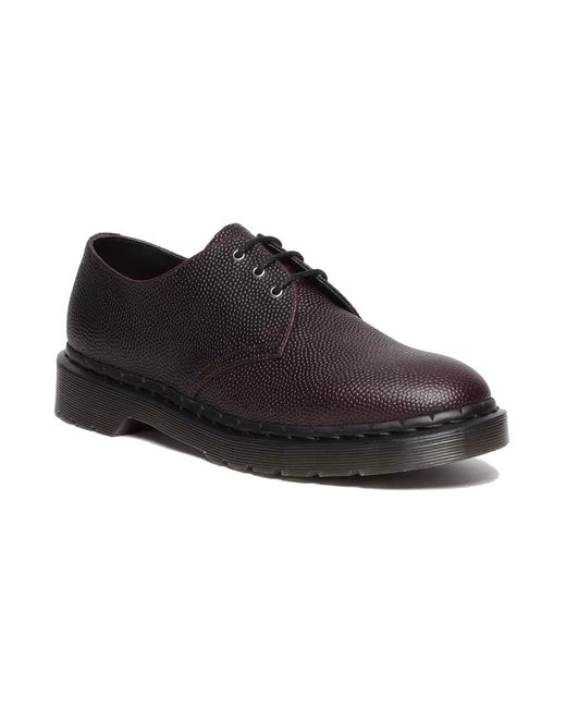 , 1461 Atlas Pebble Grain, Scarpe Derby Oxford Moda Fashion Pelle di Dr. Martens in Black
