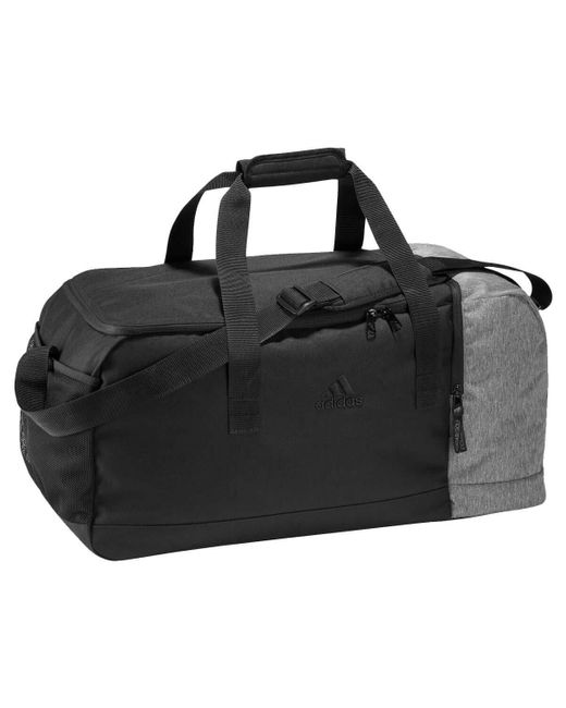 Adidas Black Golf Duffle Durable Shoulder Strap Side Pockets Versatile Bag