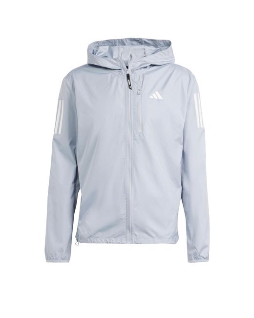 Adidas Own The Run Jacket in het Blue voor heren