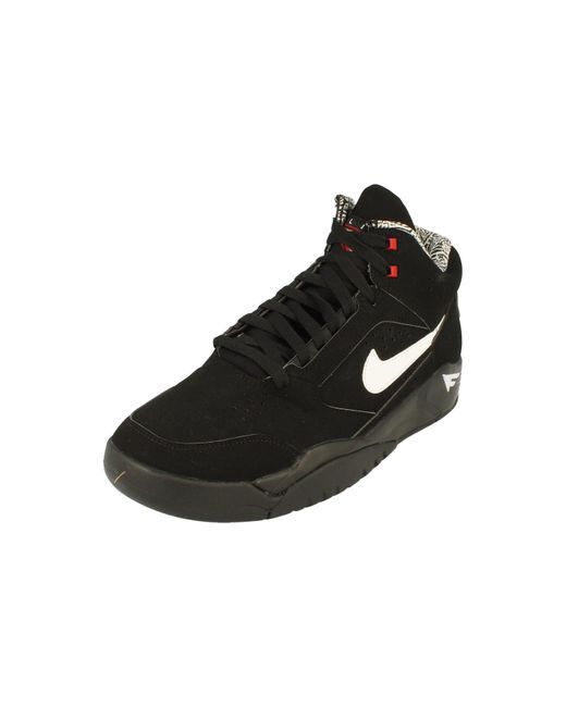 Nike Black Air Flight Lite Mid S Trainers Dq7687 Sneakers Shoes for men