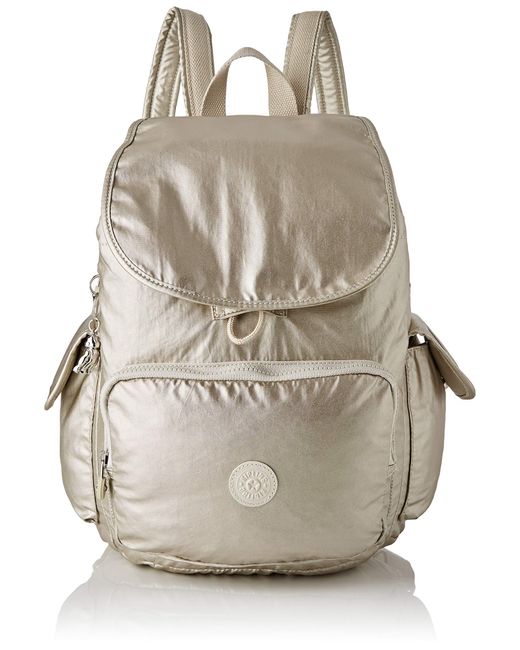 Kipling City Pack Backpack Handbag in Gold (Cloud Metal) (Metallic) - Save  43% - Lyst