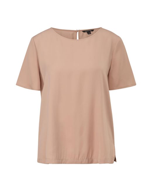 Comma, Pink Satin Blusenshirt