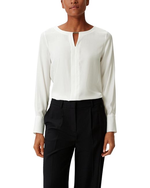 bluse comma weiß